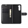 Чехол портмоне подставка для OnePlus Nord с магнитной защелкой и отделениями для карт, цвет Коричневый