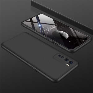 Трехкомпонентный сборный матовый пластиковый чехол для OnePlus Nord Черный