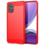 Матовый силиконовый чехол для OnePlus 8T с текстурным покрытием металлик