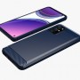 Матовый силиконовый чехол для OnePlus 8T с текстурным покрытием металлик