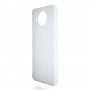 Силиконовый матовый полупрозрачный чехол для Nokia 8.3, цвет Белый