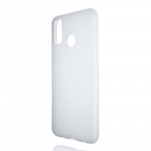 Силиконовый матовый полупрозрачный чехол для Huawei Honor 9X Lite Белый