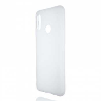 Силиконовый матовый полупрозрачный чехол для Huawei Honor 10 Lite/Huawei P Smart (2019) Белый