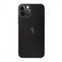 Защитная пленка на заднюю и боковые поверхности текстура Кожа для Iphone 12 Mini, цвет Черный