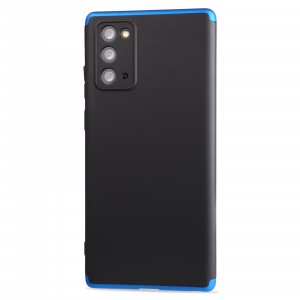 Трехкомпонентный сборный двухцветный пластиковый чехол для Samsung Galaxy Note 20 Синий