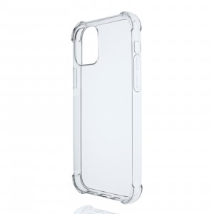 Прозрачный противоударный силиконовый чехол для Iphone 12 Pro/ с усиленными углами
