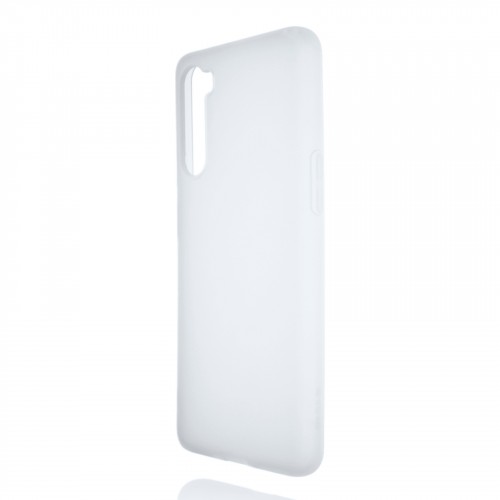 Силиконовый матовый полупрозрачный чехол для OnePlus Nord, цвет Белый