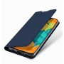 Чехол горизонтальная книжка подставка на силиконовой основе с отсеком для карт для Huawei P Smart (2021), цвет Синий