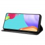 Винтажный чехол портмоне подставка на силиконовой основе с отсеком для карт для Samsung Galaxy A72, цвет Коричневый
