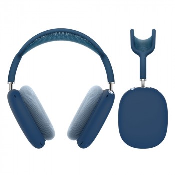 Комплект силиконовых матовых защитных накладок для AirPods Max Синий