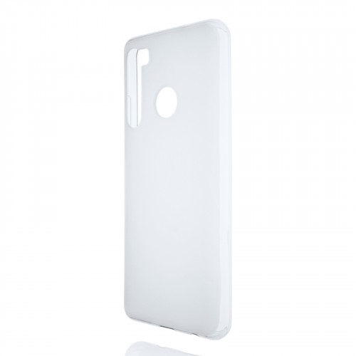 Силиконовый матовый полупрозрачный чехол для HTC Desire 20 Pro, цвет Белый