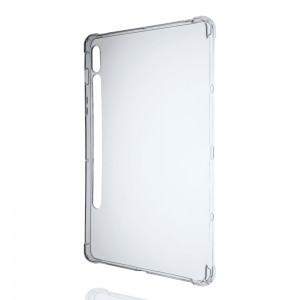 Силиконовый глянцевый транспарентный чехол с усиленными углами для Samsung Galaxy Tab S7