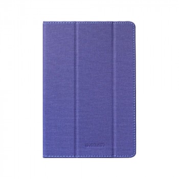 Сегментарный чехол книжка подставка с рамочной защитой экрана и тканевым покрытием для Teclast M40/P20 Синий
