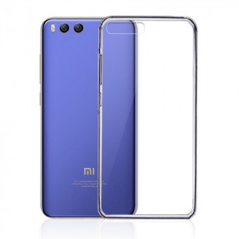 Силиконовый глянцевый транспарентный чехол для Xiaomi Mi6