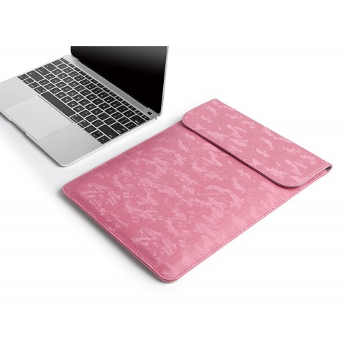 Текстурный чехол-папка на магните для ноутбука Huawei MateBook 13 с футляром для мышки в комплекте