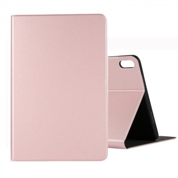 Чехол книжка подставка на непрозрачной силиконовой основе для Lenovo Tab P11 Розовый