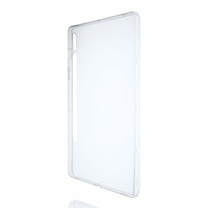 Силиконовый глянцевый транспарентный чехол для Samsung Galaxy Tab S7