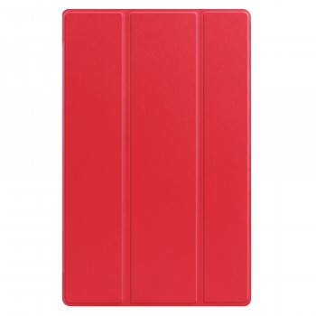 Сегментарный чехол книжка подставка на непрозрачной поликарбонатной основе для Lenovo Tab M10 HD Gen 2 Красный