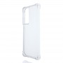 Прозрачный противоударный силиконовый чехол для Samsung Galaxy S21 Ultra с усиленными углами