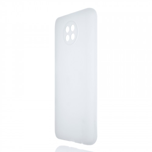 Силиконовый матовый полупрозрачный чехол для Xiaomi RedMi Note 9T, цвет Белый