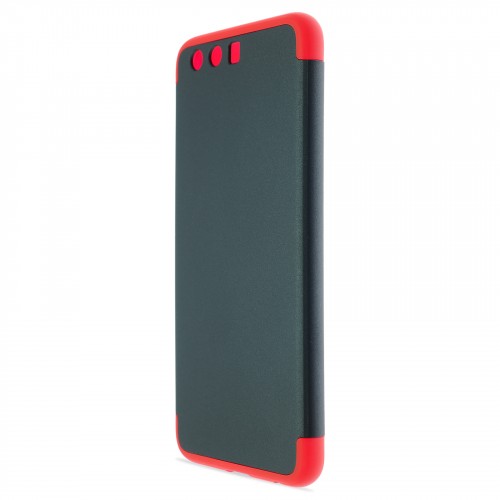Двухкомпонентный сборный пластиковый матовый чехол для Huawei P10, цвет Красный