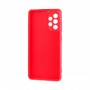 Матовый силиконовый чехол для Samsung Galaxy A52 с покрытием софт-тач, цвет Красный