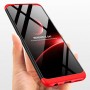 Двухкомпонентный сборный двухцветный пластиковый матовый чехол для Realme 8, цвет Красный