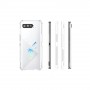 Силиконовый глянцевый транспарентный чехол с нескользящими гранями с усиленными углами для ASUS ROG Phone 5 