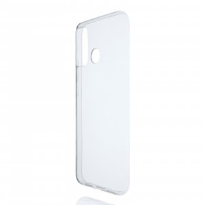 Силиконовый матовый полупрозрачный чехол для Tecno Camon 15 Белый