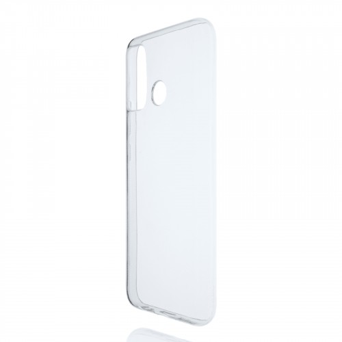 Силиконовый глянцевый транспарентный чехол для Tecno Camon 15