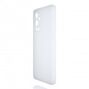 Силиконовый матовый полупрозрачный чехол для OnePlus 9 Белый