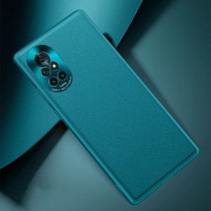 Силиконовый матовый непрозрачный чехол с улучшенной защитой камеры для Huawei Nova 8 Зеленый