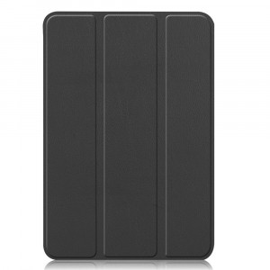 Сегментарный чехол книжка подставка на непрозрачной поликарбонатной основе для Ipad Mini (2021) Черный
