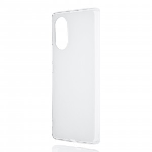 Силиконовый матовый полупрозрачный чехол для Huawei Nova 8 Белый