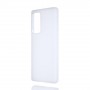 Силиконовый матовый полупрозрачный чехол для Motorola Edge 20 Pro, цвет Белый