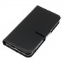 Глянцевый водоотталкивающий чехол портмоне подставка для Iphone 6/6s с магнитной защелкой и отделениями для карт, цвет Черный