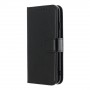 Глянцевый водоотталкивающий чехол портмоне подставка для Iphone 6/6s с магнитной защелкой и отделениями для карт, цвет Черный