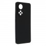 Силиконовый матовый непрозрачный чехол с нескользящим софт-тач покрытием для Huawei Nova 9/Honor 50, цвет Черный