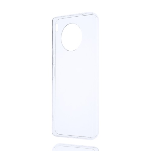 Силиконовый глянцевый транспарентный чехол для Huawei Nova 8i/Honor 50 Lite
