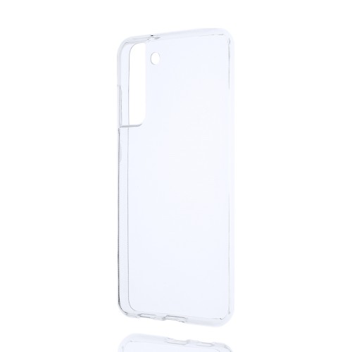 Силиконовый глянцевый транспарентный чехол для Samsung Galaxy S21 FE