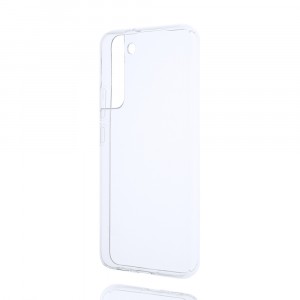 Силиконовый матовый полупрозрачный чехол для Samsung Galaxy S22 Plus Белый