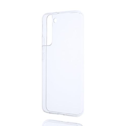 Силиконовый матовый полупрозрачный чехол для Samsung Galaxy S22 Plus, цвет Белый