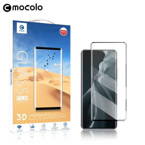 Премиум 3D сверхчувствительное ультратонкое защитное стекло Mocolo для Xiaomi 12 Pro, цвет Черный