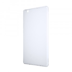 Силиконовый матовый полупрозрачный чехол для Huawei MediaPad M3 Белый