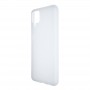 Силиконовый матовый полупрозрачный чехол для Samsung Galaxy A12/ M12, цвет Белый