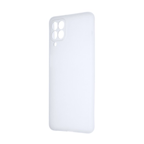 Силиконовый матовый полупрозрачный чехол для Samsung Galaxy M53 5G, цвет Белый