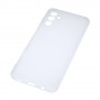 Силиконовый матовый полупрозрачный чехол для Samsung Galaxy A04s, цвет Белый