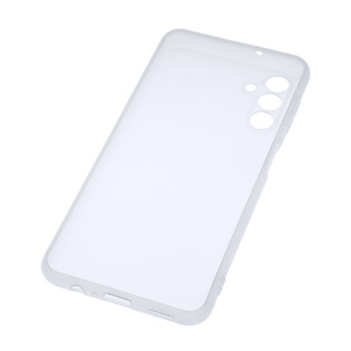 Силиконовый матовый полупрозрачный чехол для Samsung Galaxy A04s, цвет Белый