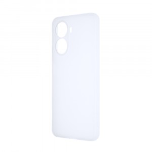 Силиконовый матовый полупрозрачный чехол для Huawei Nova 10 SE Белый