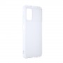 Силиконовый матовый полупрозрачный чехол для Xiaomi Poco M4 5G, цвет Белый
